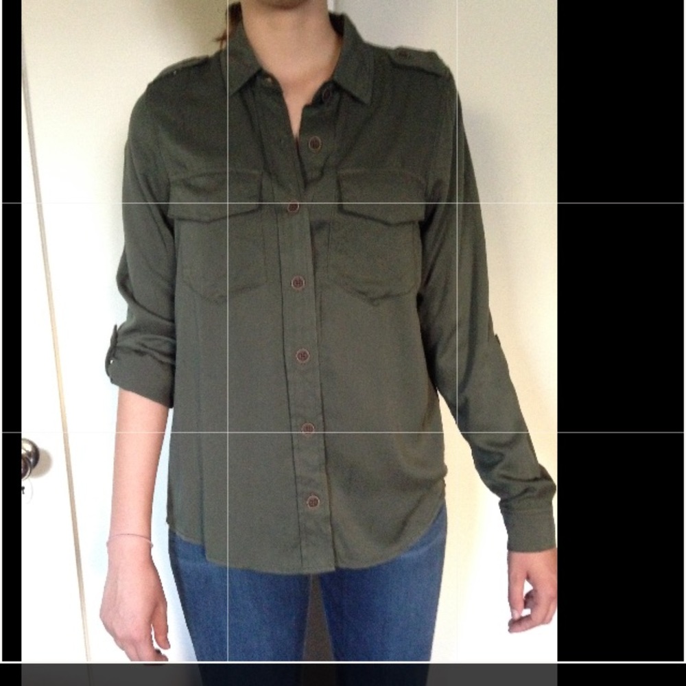NWOT Woven Long Sleeve Shirt